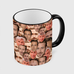 Кружка с полной запечаткой Лица Райана Гослинга