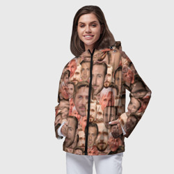 Женская ветровка 3D Лица Райана Гослинга - фото 2