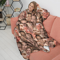 Плед с рукавами Лица Райана Гослинга - фото 2