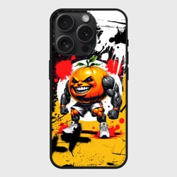 Чехол силиконовый для Apple iPhone 15 Pro Мax матовый Итальянские мемы Udin Din Din Dun