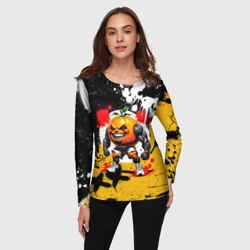 Женский лонгслив 3D Итальянские мемы Udin Din Din Dun - фото 2