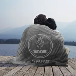 Плед 3D Saab - grey gradient - фото 2