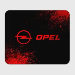 Прямоугольный коврик для мышки Opel - red gradient по-горизонтали