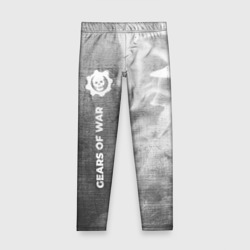 Детские леггинсы 3D Gears of War - grey gradient по-вертикали