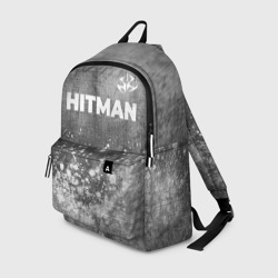 Рюкзак 3D Hitman - grey gradient посередине