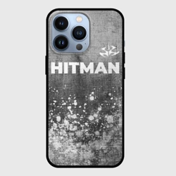 Чехол для iPhone 13 Pro Hitman - grey gradient посередине