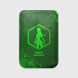 Картхолдер Magsafe магнитный Tomb Raider - green gradient