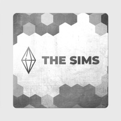 Магнит виниловый Квадрат The Sims - white gradient по-горизонтали