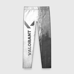 Детские леггинсы 3D Valorant - white gradient по-вертикали