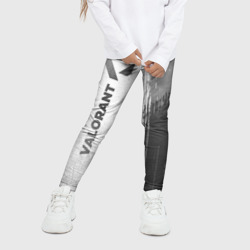 Детские леггинсы 3D Valorant - white gradient по-вертикали - фото 2