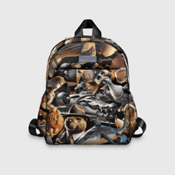 Детский рюкзак 3D Итальянские мемы брайнрот 