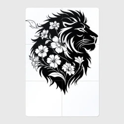 Магнитный плакат 2Х3 Лев в цветах