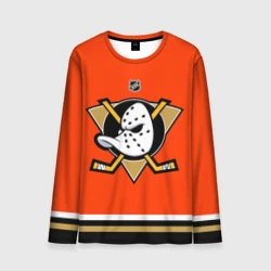 Мужской лонгслив 3D Anaheim Ducks NHL team