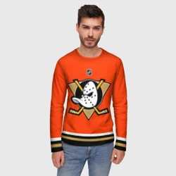 Мужской лонгслив 3D Anaheim Ducks NHL team - фото 2