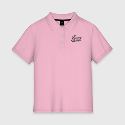 Женское поло хлопок Antisocial butterfly