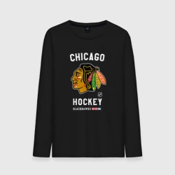 Мужской лонгслив хлопок Chicago Blackhawks team NHL