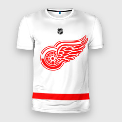 Мужская футболка 3D Slim Detroit Red Wings white