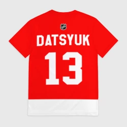 Мужская футболка 3D Дацюк Павел - Детройт Ред Уингз