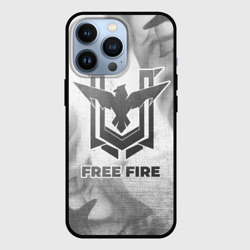 Чехол для iPhone 13 Pro Free Fire - white gradient