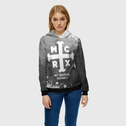 Женская толстовка 3D My Chemical Romance - grey gradient - фото 2