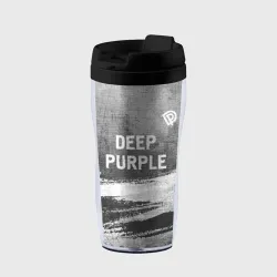 Термокружка-непроливайка Deep Purple - grey gradient посередине