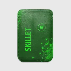 Картхолдер Magsafe магнитный Skillet - green gradient вертикально