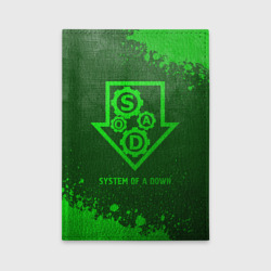 Обложка для автодокументов System of a Down - green gradient