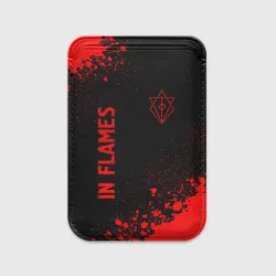 Картхолдер Magsafe магнитный In Flames - red gradient вертикально