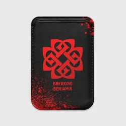 Картхолдер Magsafe магнитный Breaking Benjamin - red gradient