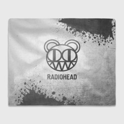 Плед 3D Radiohead - white gradient
