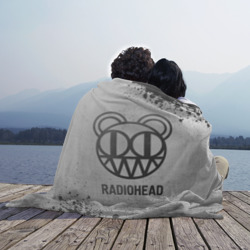 Плед 3D Radiohead - white gradient - фото 2