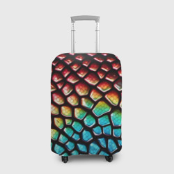 Чехол для чемодана 3D Макро кожа дракона