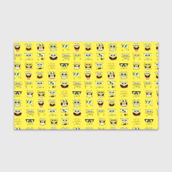 Бумага для упаковки 3D Губка Боб-рожицы