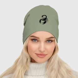 Женская шапка демисезонная Скорпион шипастый - фото 2