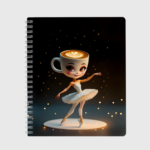 Тетрадь Балерина Капучино, мем, Ballerina Cappuccina