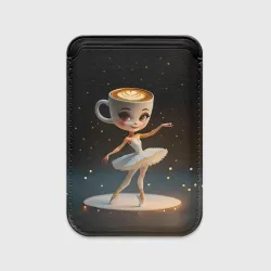 Картхолдер Magsafe магнитный Балерина Капучино, мем, Ballerina Cappuccina