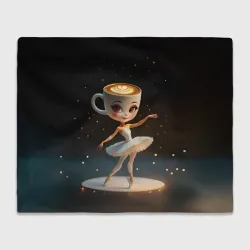 Плед 3D Балерина Капучино, мем, Ballerina Cappuccina