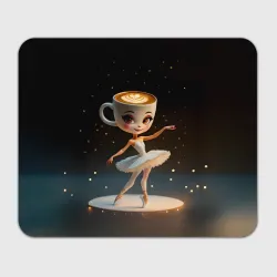 Прямоугольный коврик для мышки Балерина Капучино, мем, Ballerina Cappuccina