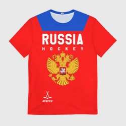Мужская футболка 3D Сборная России по Хоккею