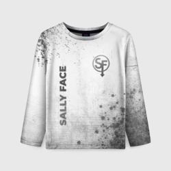 Детский лонгслив 3D Sally Face - white gradient вертикально