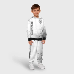 Детский костюм с толстовкой 3D Sally Face - white gradient вертикально - фото 2