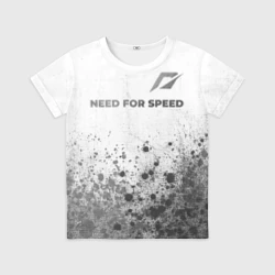 Детская футболка 3D Need for Speed - white gradient посередине