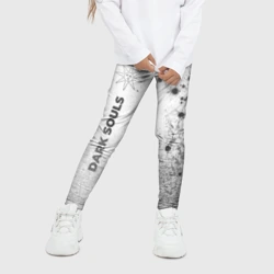 Детские леггинсы 3D Dark Souls - white gradient по-вертикали - фото 2