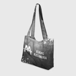 Пляжная сумка 3D Asking Alexandria - grey gradient по-горизонтали - фото 2