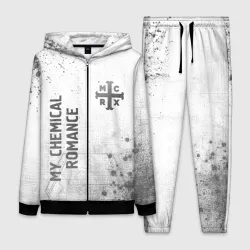 Женский костюм 3D My Chemical Romance - white gradient вертикально