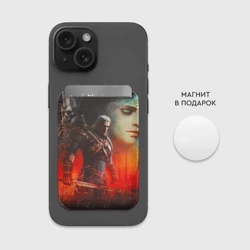 Картхолдер Magsafe магнитный Ведьмак 10-летие - фото 2