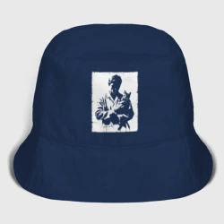 Детская панама хлопок Ветеринар с котом