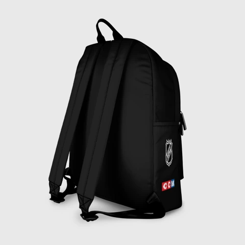 Рюкзак 3D с принтом Анахайм Дакс - команда НХЛ, вид сзади #1