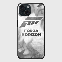 Чехол силиконовый для Apple iPhone 15 матовый Forza Horizon - white gradient