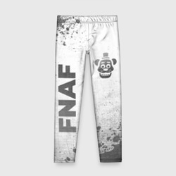 Детские леггинсы 3D FNAF - white gradient вертикально